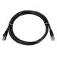 Folioitu patch-kaapeli FTP Cat5e 10m musta