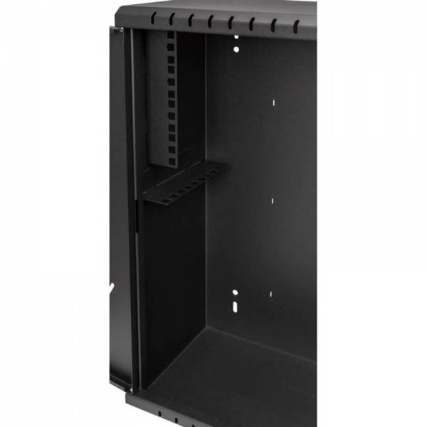 Räkkikaappi 19" 3U+4U, 180mm, Musta
