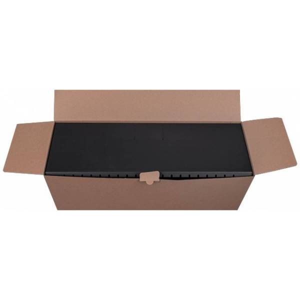 Räkkikaappi 19" 3U+4U, 180mm, Musta