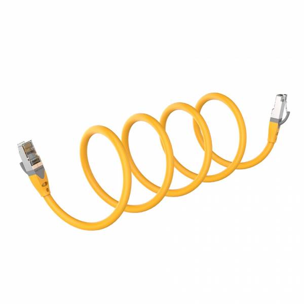 Patch-kaapeli SSTP Cat6A 5m keltainen