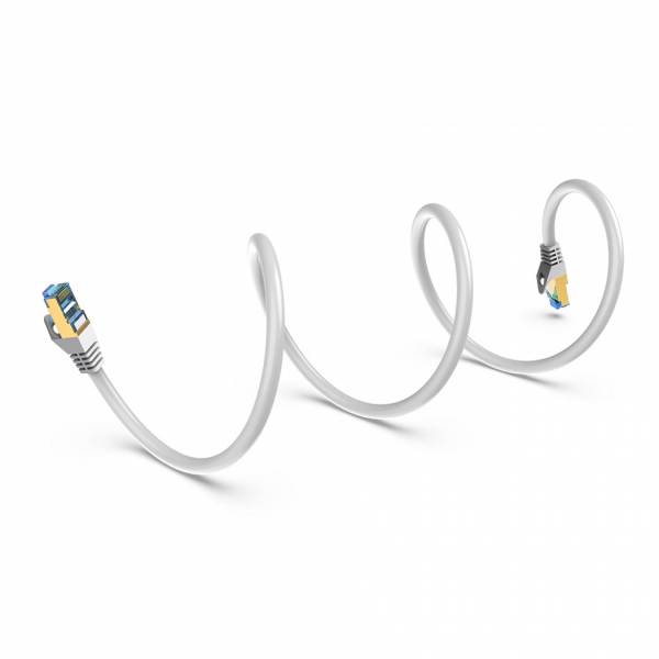 Patch-kaapeli SSTP Cat7 20m harmaa