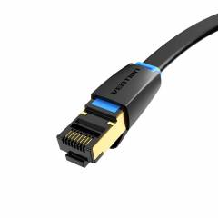 Tasainen Patch-kaapeli Cat8 8m musta