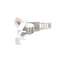RJ45 Toolless Connector Cat6 valkoinen