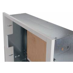 Upotettava kotelo OMP3 valkoinen 300x300x120