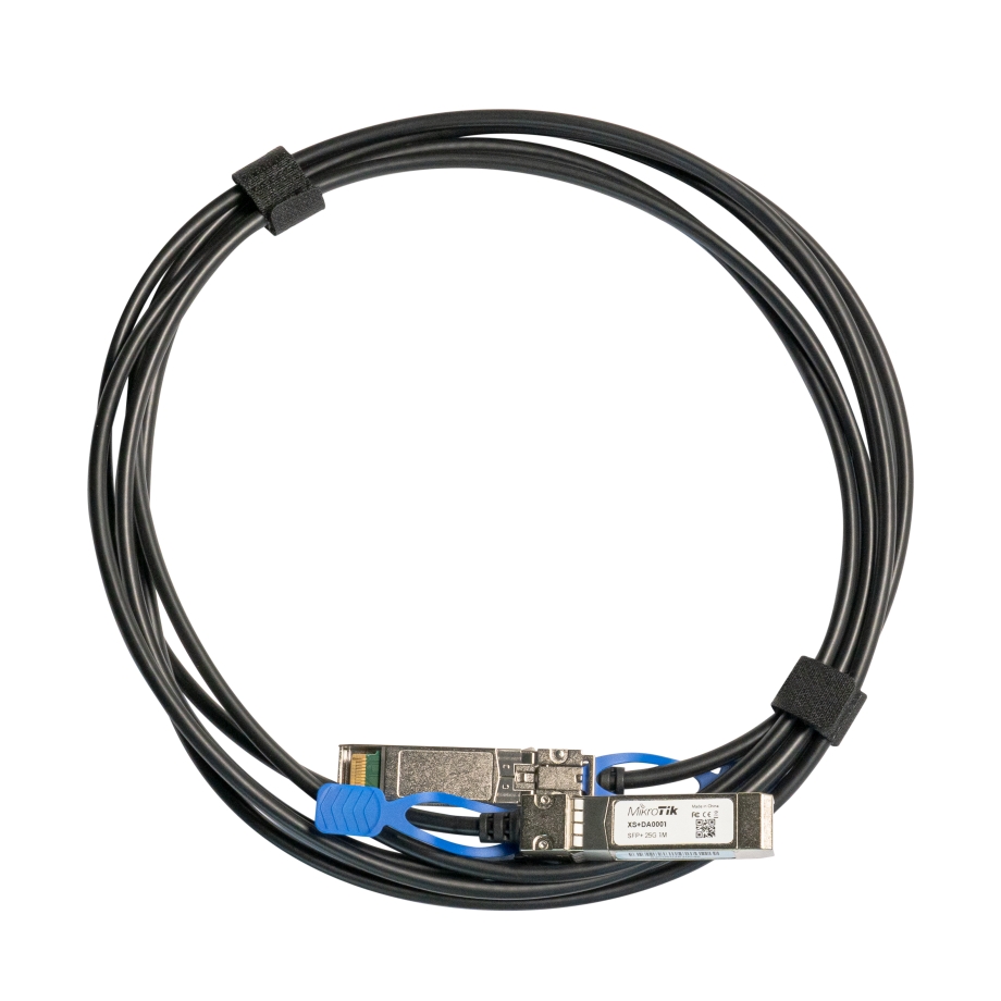 MikroTik 1G/10G/25G suora kiinnitä kaapeli 1m