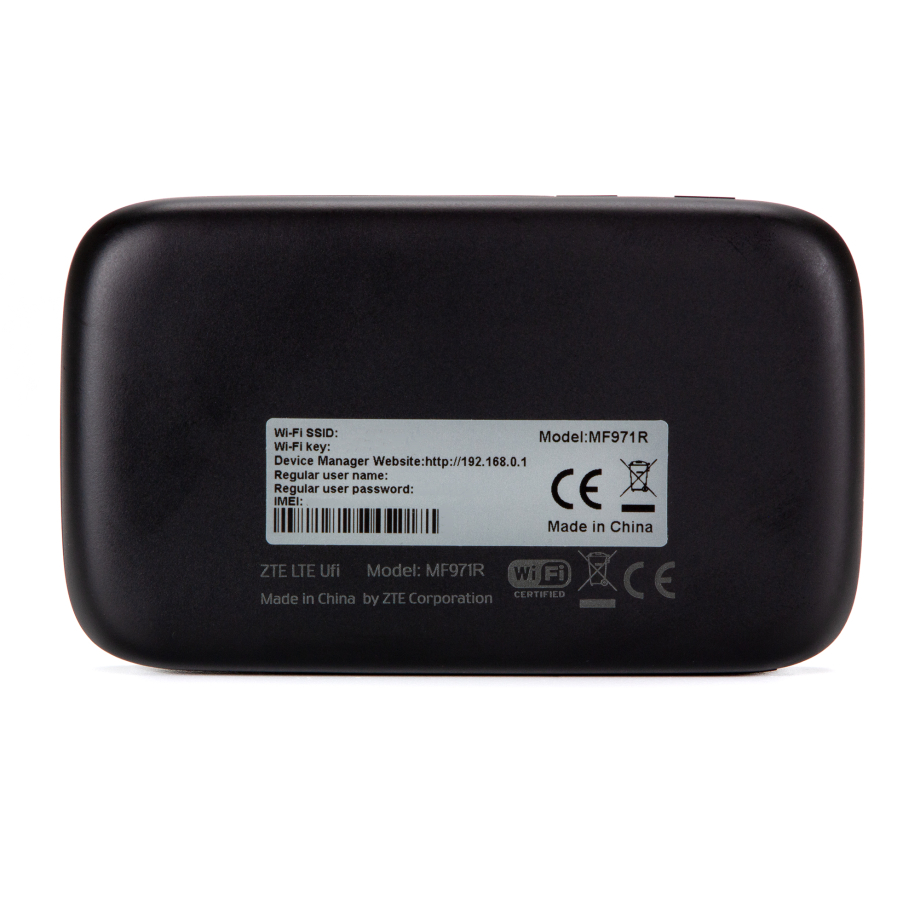 ZTE MF971R LTE6 Mobile WiFi musta