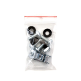 Sarja 4 PVC M6 teline ruuvit