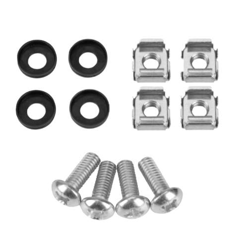 Sarja 4 PVC M6 teline ruuvit