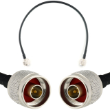 N Male / N Male 50cm koaksiaalikaapeli — HF240 (vastaa LMR240)