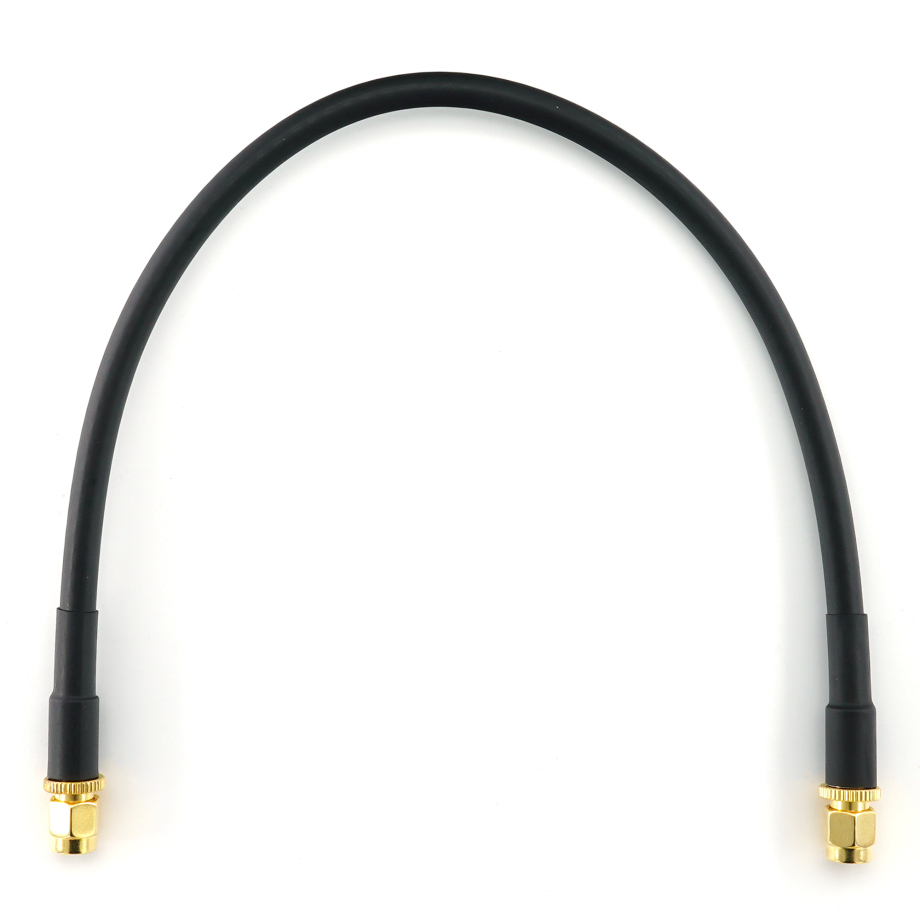 SMAN Male / SMA Male 30cm koaksiaalikaapeli — HF240 (vastaa LMR240)