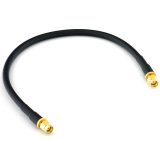 SMAN Male / SMA Male 30cm koaksiaalikaapeli — HF240 (vastaa LMR240)