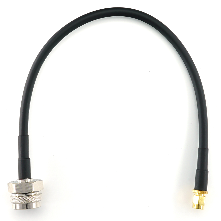 SMA Male / N Male Hex 30cm koaksiaalikaapeli — HF240 (vastaa LMR240)