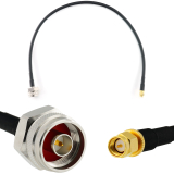 SMA Male / N Male Hex 50cm koaksiaalikaapeli — HF240 (vastaa LMR240)
