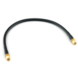RP-SMA Male / RP-SMA Male 30cm koaksiaalikaapeli — HF240 (vastaa LMR240)