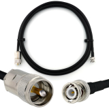 BNC Male / PL259 3m UHF koaksiaalikaapeli — HF240 (vastaa LMR240)