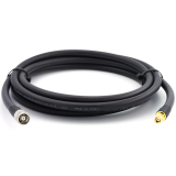 SMA Male / RP-TNC Male 5m koaksiaalikaapeli — elastinen HF-400-UF (vastaa LMR400 UF UltraFlex)