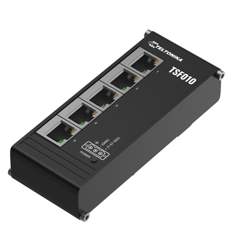 Teltonika TSF010 kompakti Ethernet-kytkin