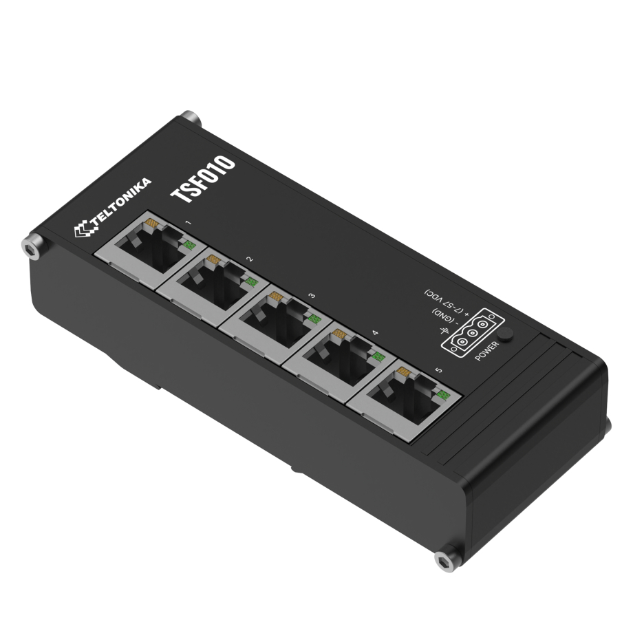 Teltonika TSF010 kompakti Ethernet-kytkin