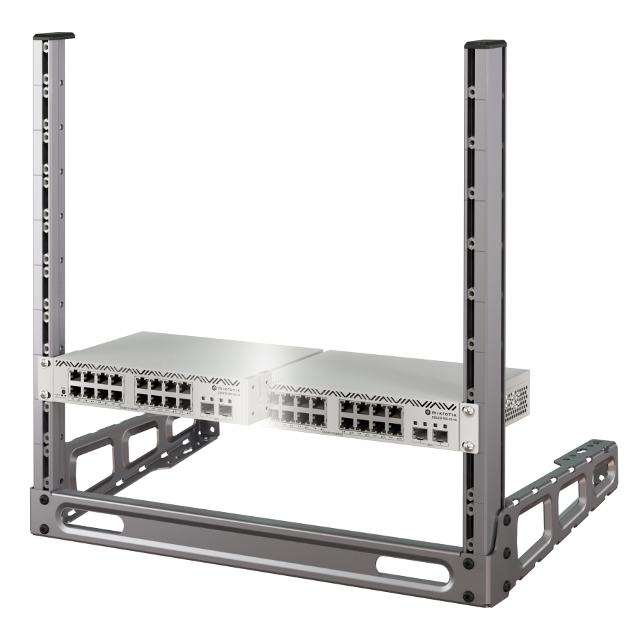MikroTik-telineasennussarja 2x10/19