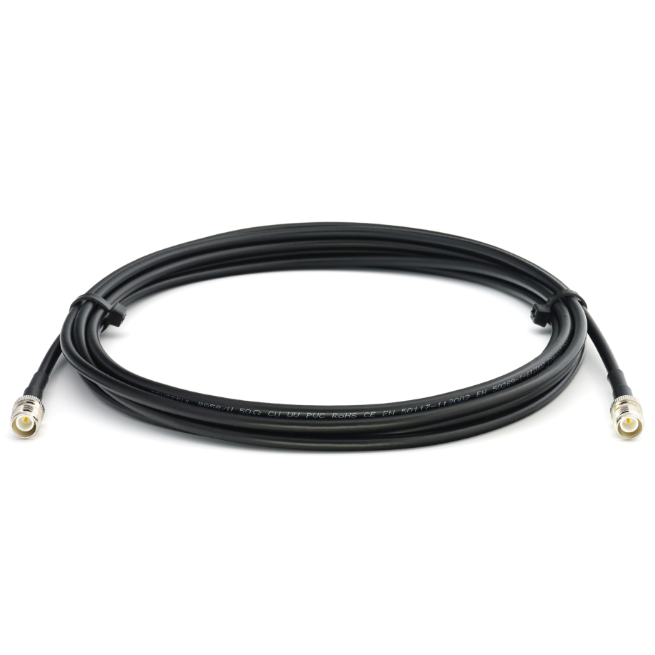 RP-TNC Female / RP-TNC Female 5m RG58/U koaksiaalikaapeli