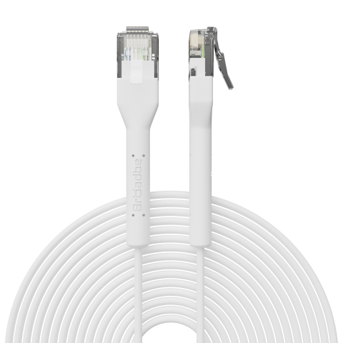 Broadbe ohut Patch-kaapeli 5G valkoinen 8m