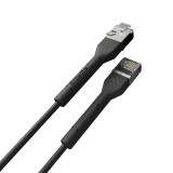 Broadbe ohut Patch-kaapeli 10G musta 0.1m