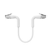 Broadbe ohut Patch-kaapeli 10G valkoinen 0.1m