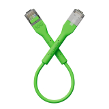 Broadbe ohut Patch-kaapeli 10G vihreä 0.1m 12 kpl