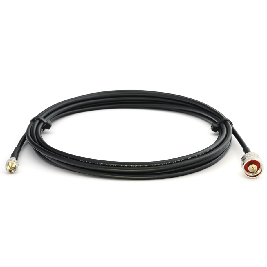 Mini UHF Male / N Male 7m RG58/U koaksiaalikaapeli