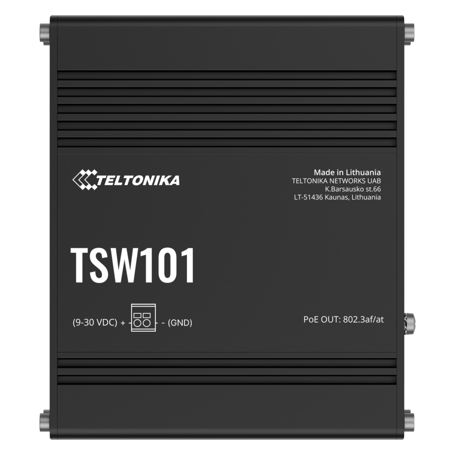 Teltonika TSW101 Ajoneuvojen PoE+ kytkin