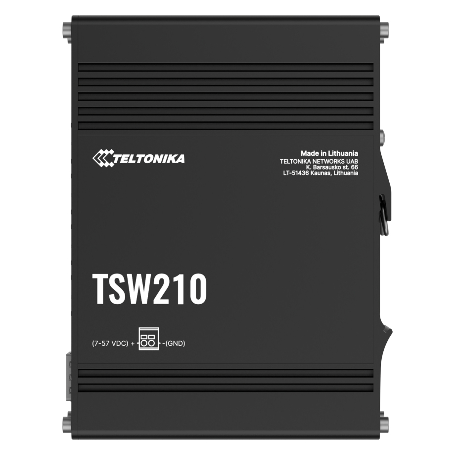 Teltonika TSW210 teollinen Ethernet-kytkin